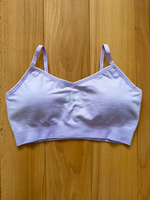 Pain To Strength Sustainable Sports Bra - Lilac