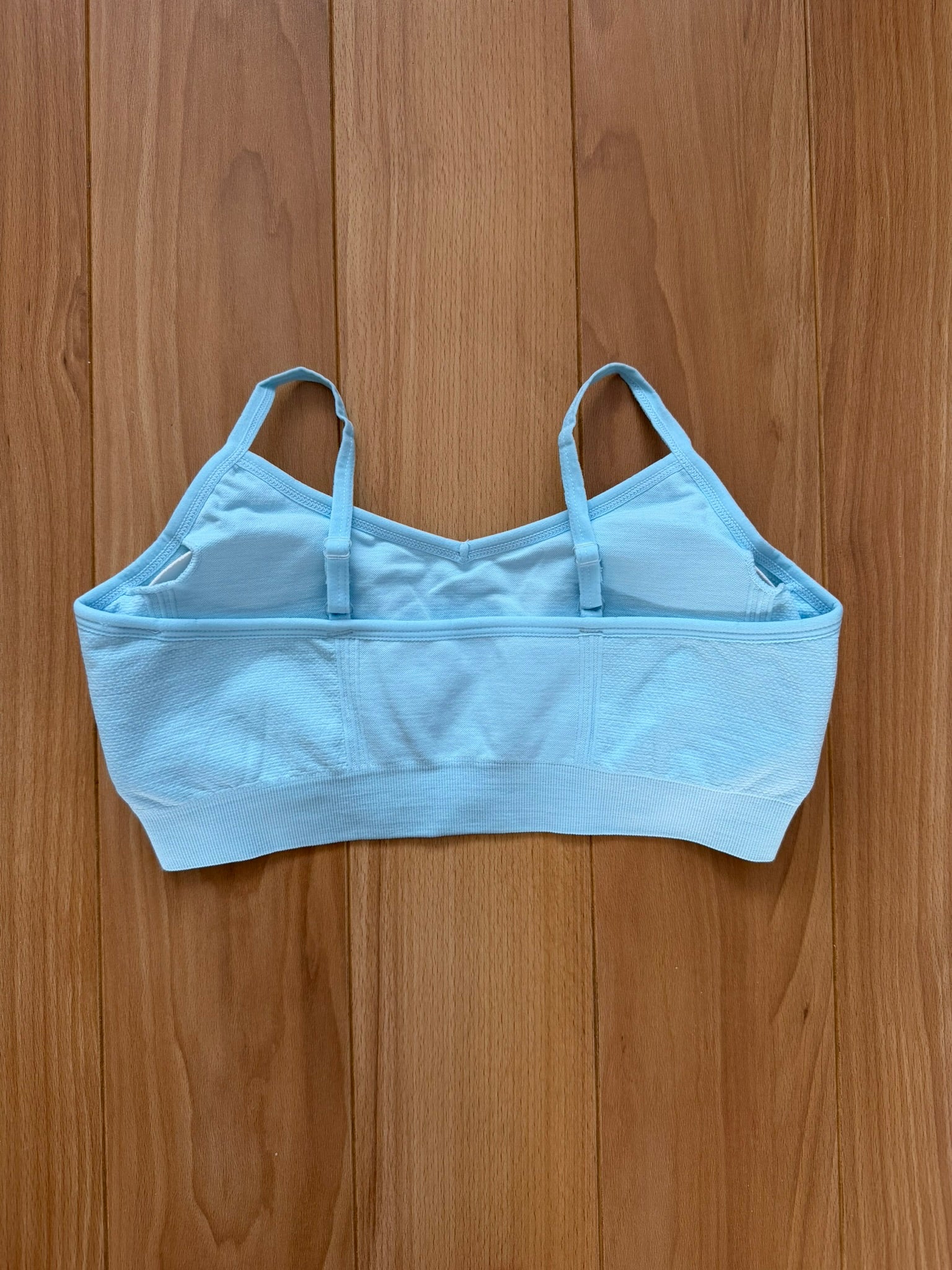 Pain To Strength Sustainable Sports Bra - Aqua Blue