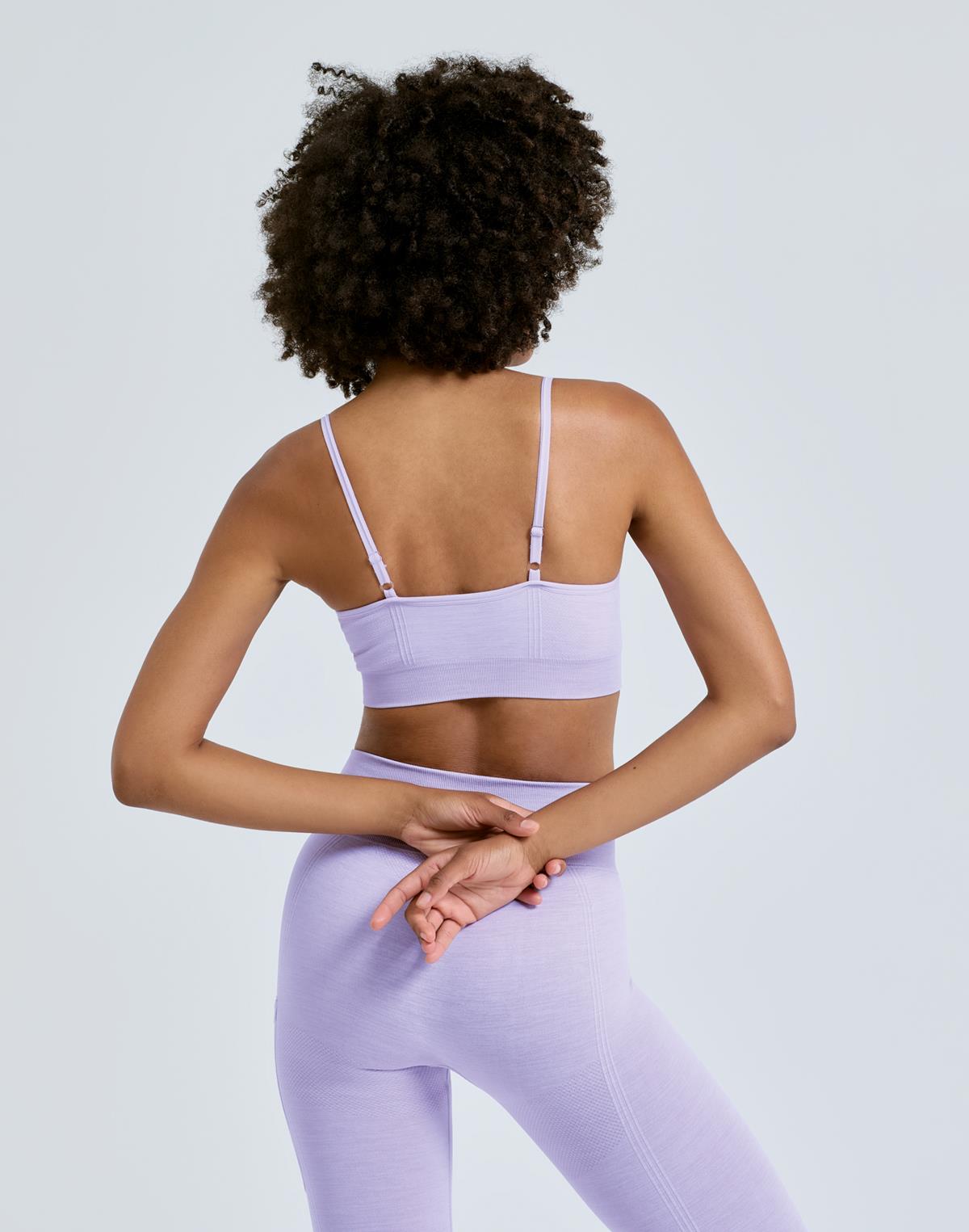 Pain To Strength Sustainable Sports Bra - Lilac