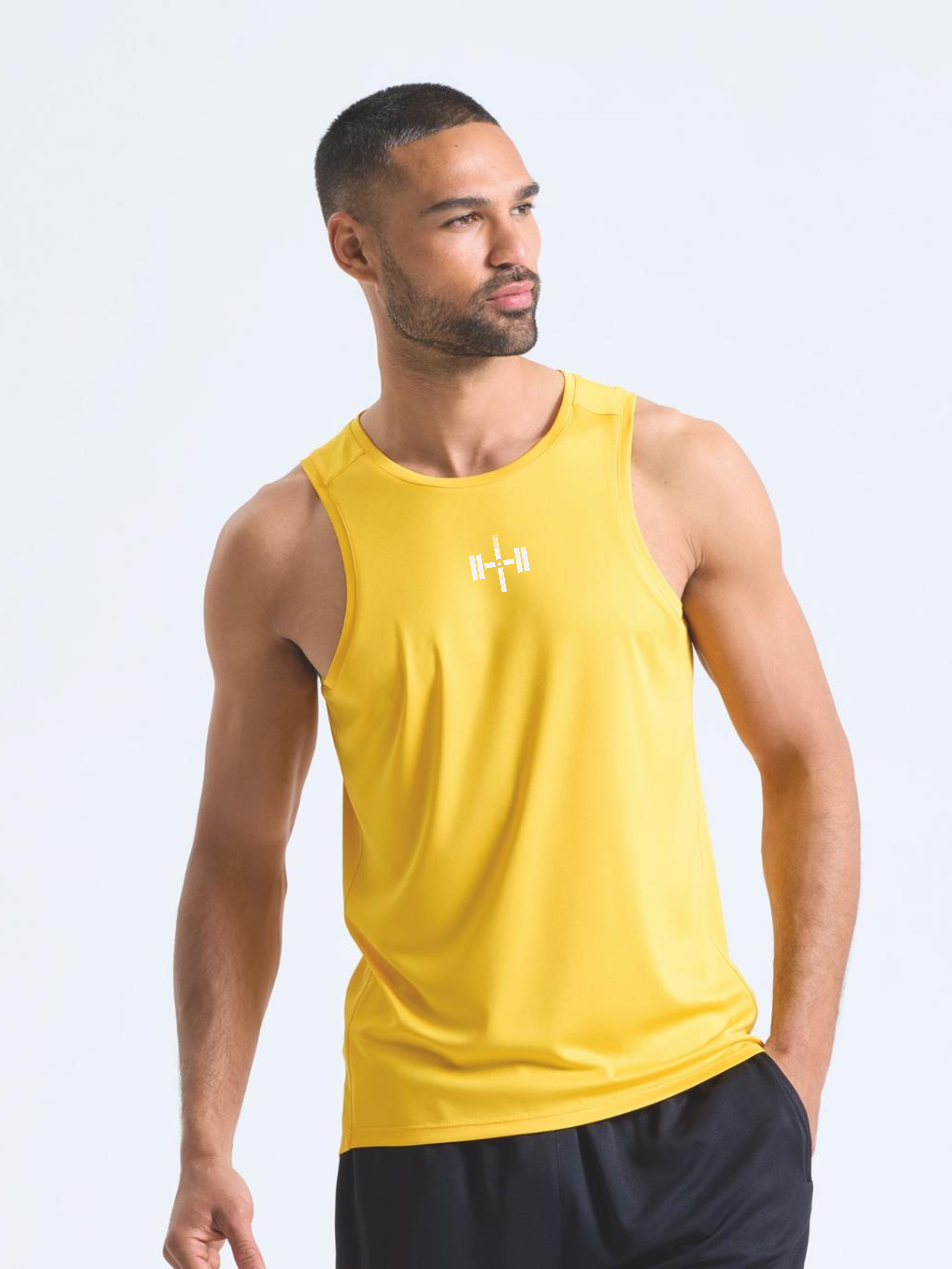 Pain To Strength Sustainable Men's Sports Vest - Mango Delight