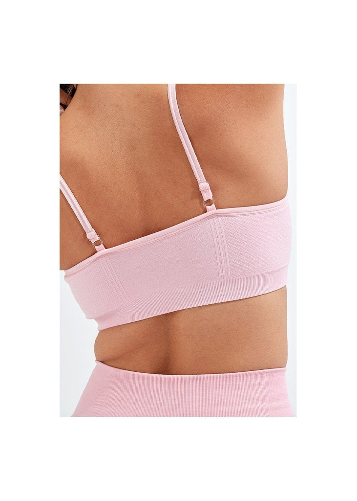 Pain To Strength Sustainable Sports Bra - Sky Pink